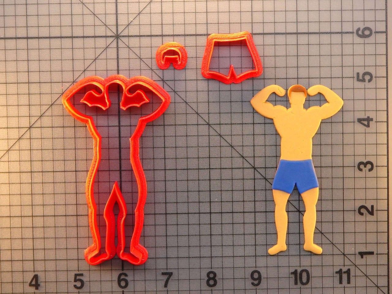 Male Athlete 266-412 Cookie Cutter Set