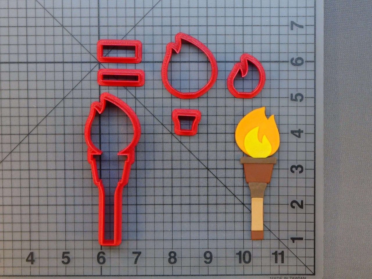 Olympic Torch 266-575 Cookie Cutter Set