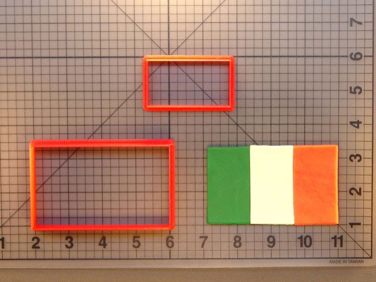 Republic of Ireland Flag 266-440 Cookie Cutter Set