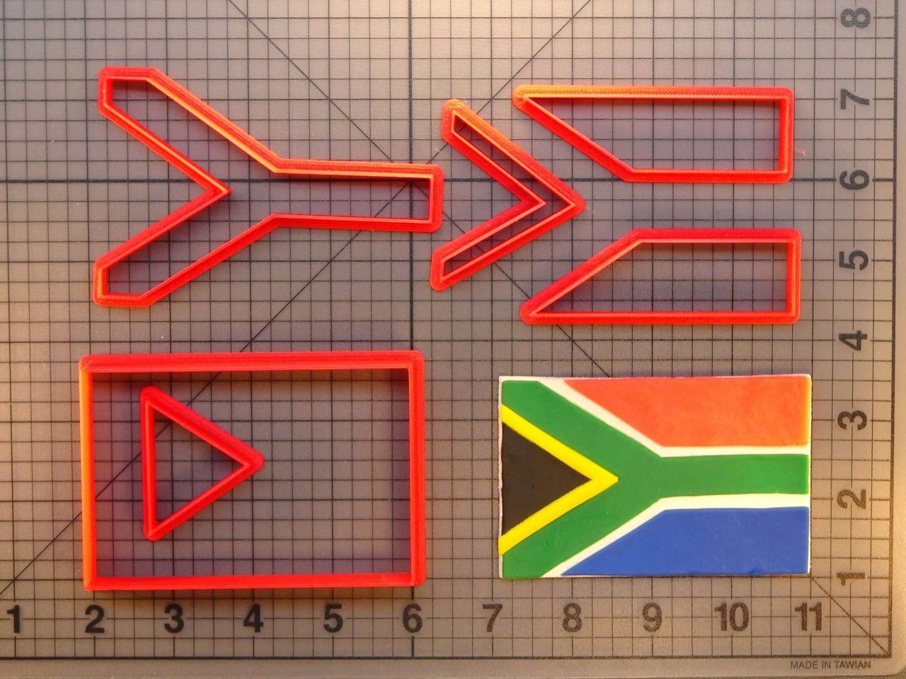 South Africa Flag 266-441 Cookie Cutter Set