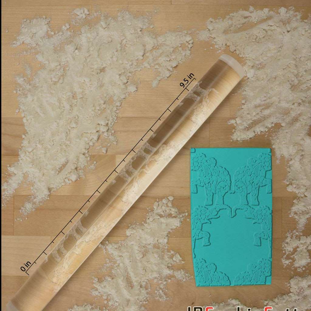 Elephant Pattern 765-181 Rolling Pin