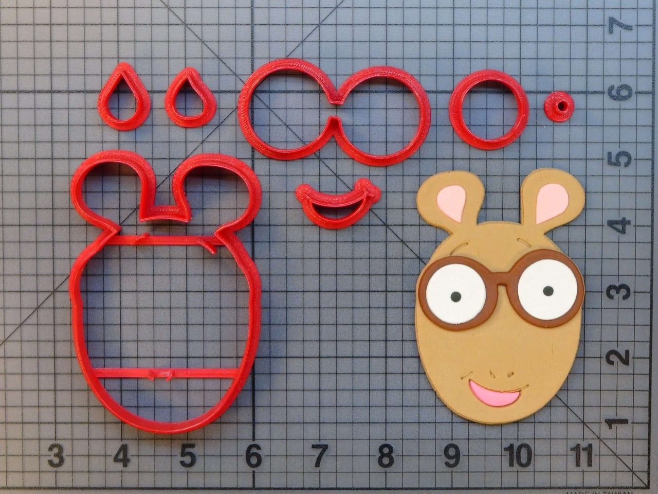 Arthur 266-533 Cookie Cutter Set