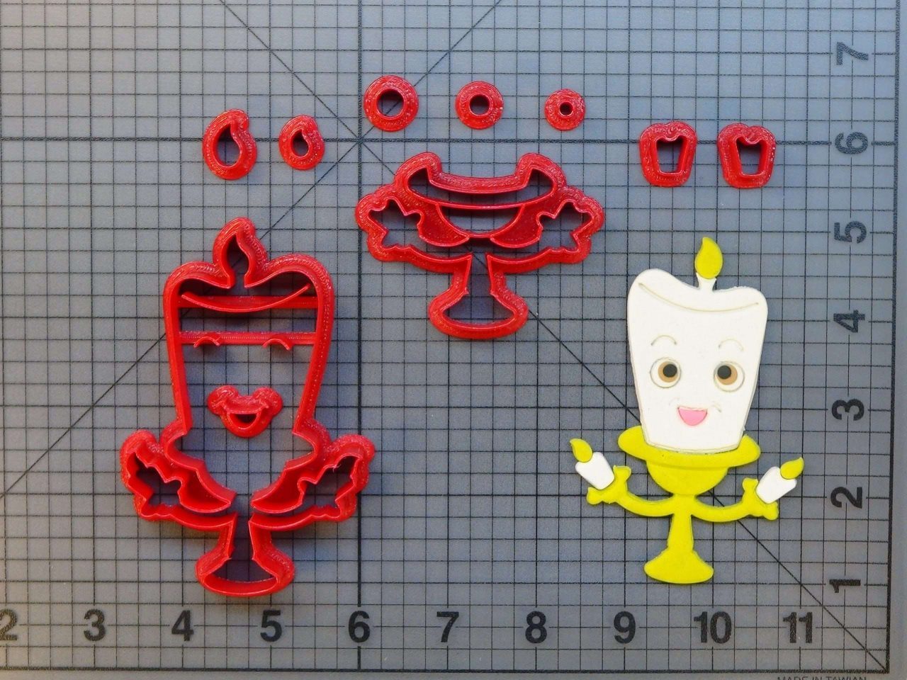 Beauty and the Beast- Lumiere 266-518 Cookie Cutter Set