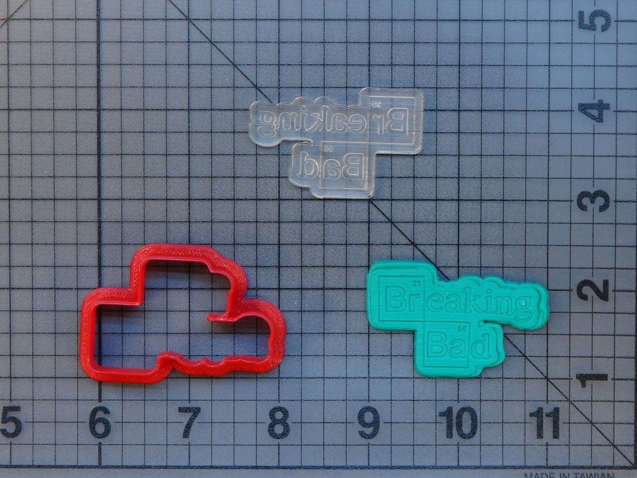 Breaking Bad 227-070 Cookie Cutter and Stamp (Embossed)