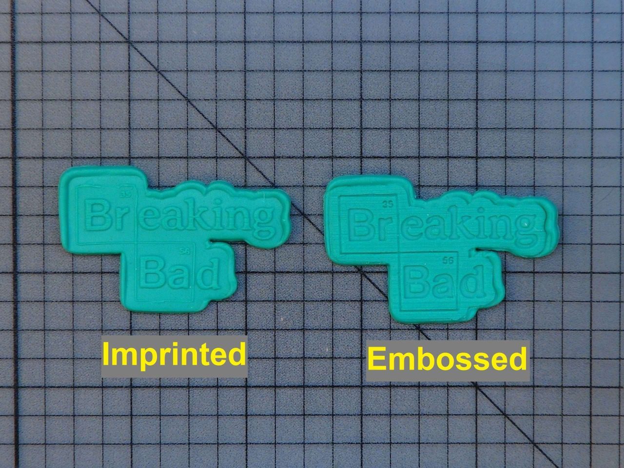 Breaking Bad 227-070 Cookie Cutter and Stamp (Written)