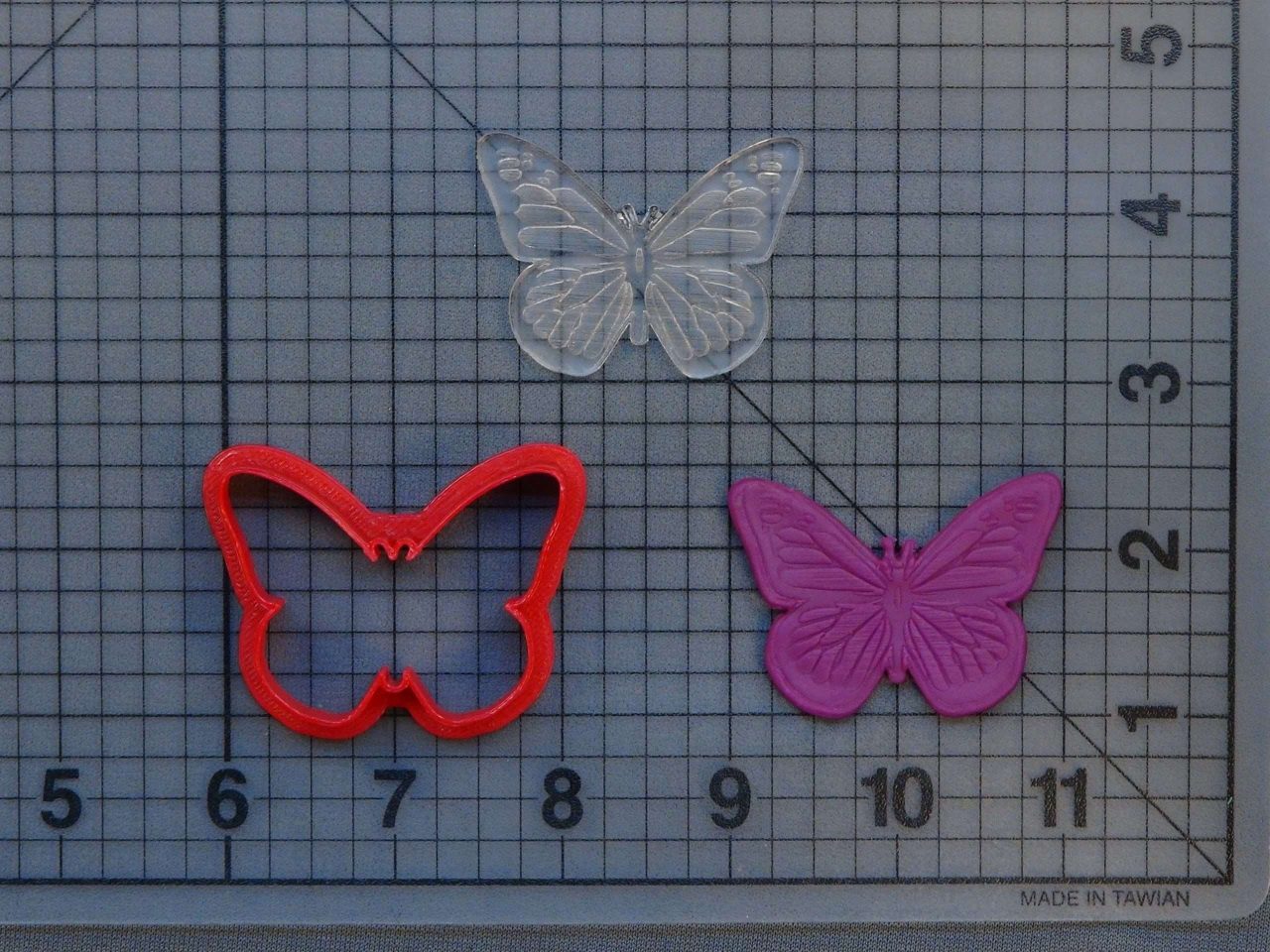 Butterfly 227-089 Cookie Cutter and Stamp (Embossed)