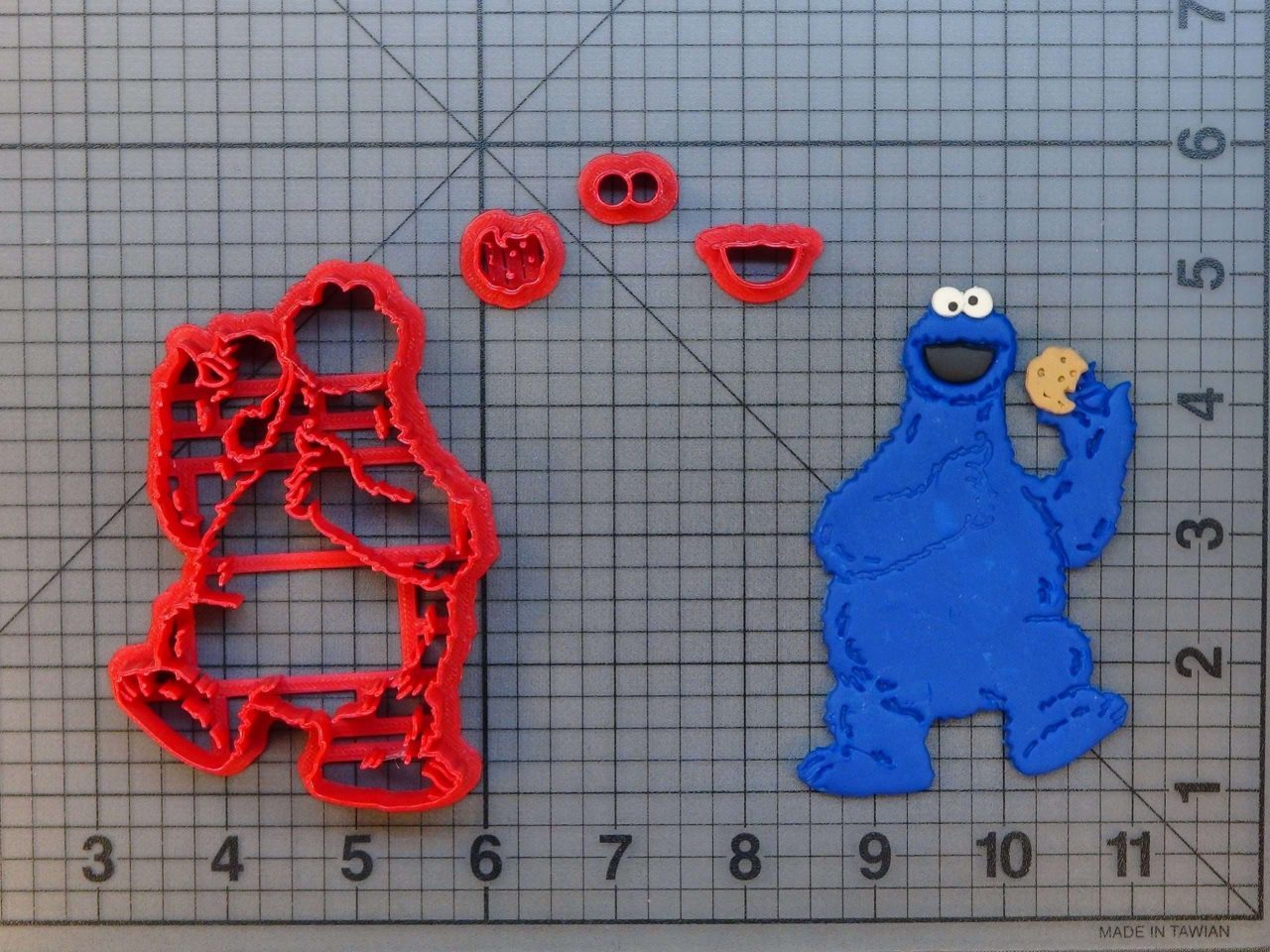 Cookie Monster 266-623 Cookie Cutter Set