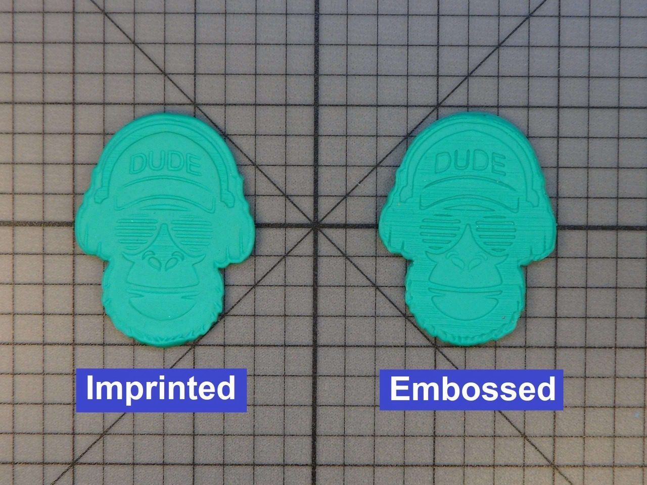 Cool Monkey 227-111 Cookie Cutter and Stamp (Written)
