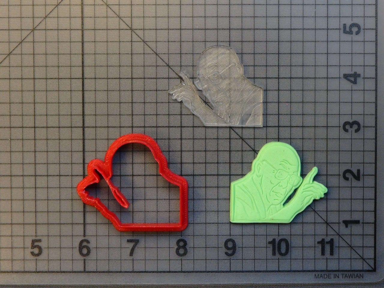 Dalai Lama 227-130 Cookie Cutter and Stamp (Embossed)