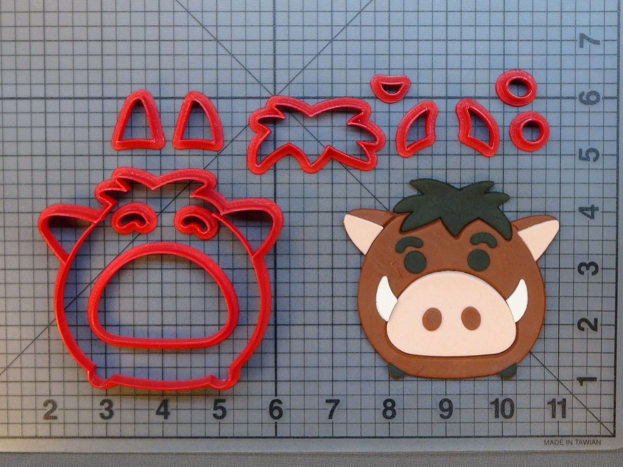 Lion King - Pumbaa Toy 266-539 Cookie Cutter Set