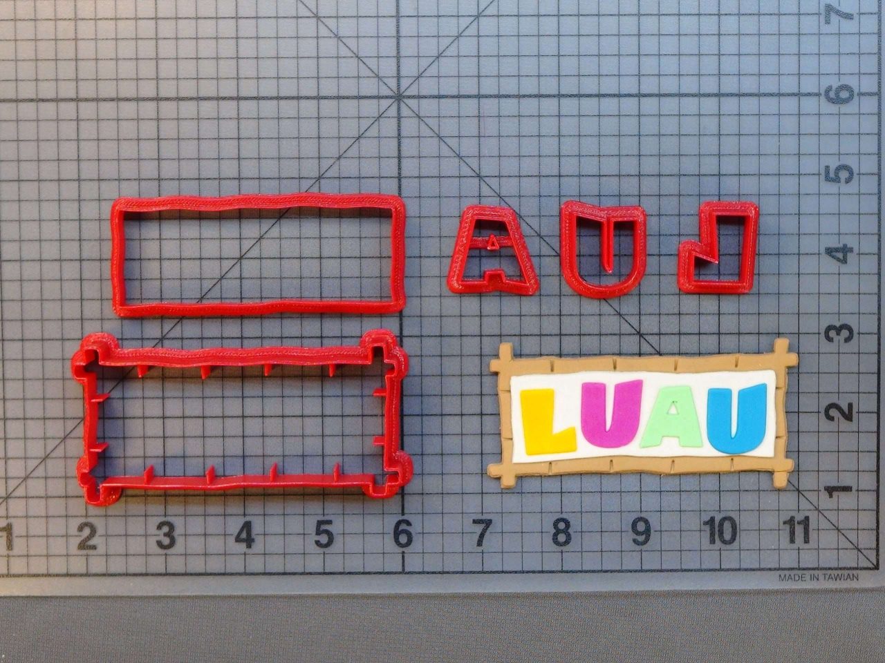 Luau 266-529 Cookie Cutter Set