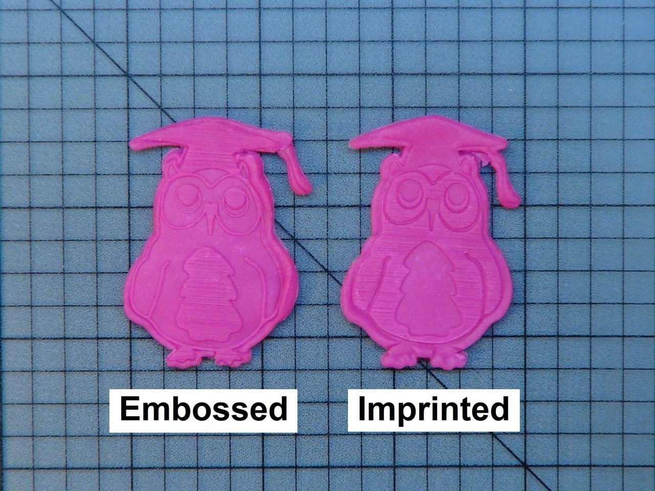 Owl Scholar 227-081 Cookie Cutter and Stamp (Written)