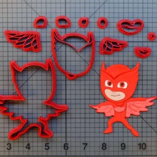PJ Masks - Owlette Body 266-619 Cookie Cutter Set