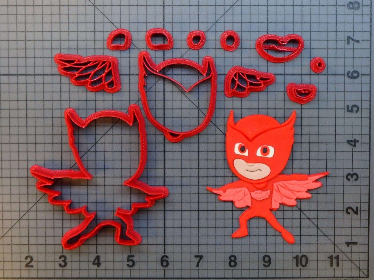PJ Masks - Owlette Body 266-619 Cookie Cutter Set