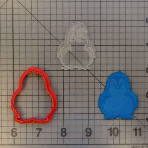 Penguin 227-090 Cookie Cutter and Stamp (Embossed)