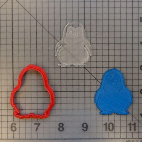 Penguin 227-090 Cookie Cutter and Stamp (Embossed)