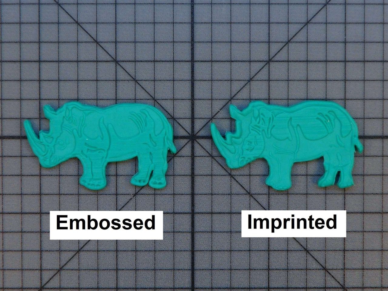 Rhino 227-120 Cookie Cutter and Acrylic Stamp - Image 3