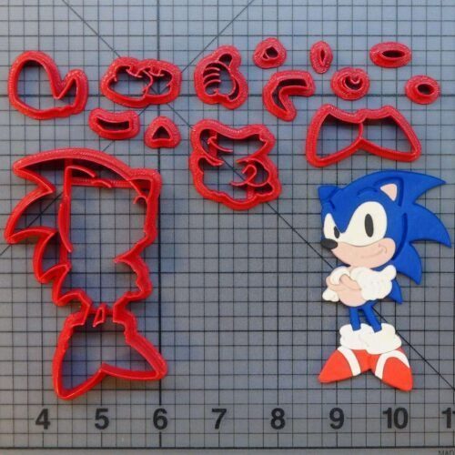 Sonic Hedgehog 266-634 Cookie Cutter Set