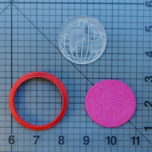 World 227-084 Cookie Cutter and Stamp (Embossed)