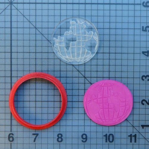_World 227-084 Cookie Cutter and Stamp (Imprinted)