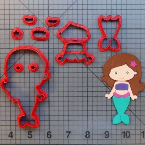 Baby Mermaid 266-698 Cookie Cutter Set