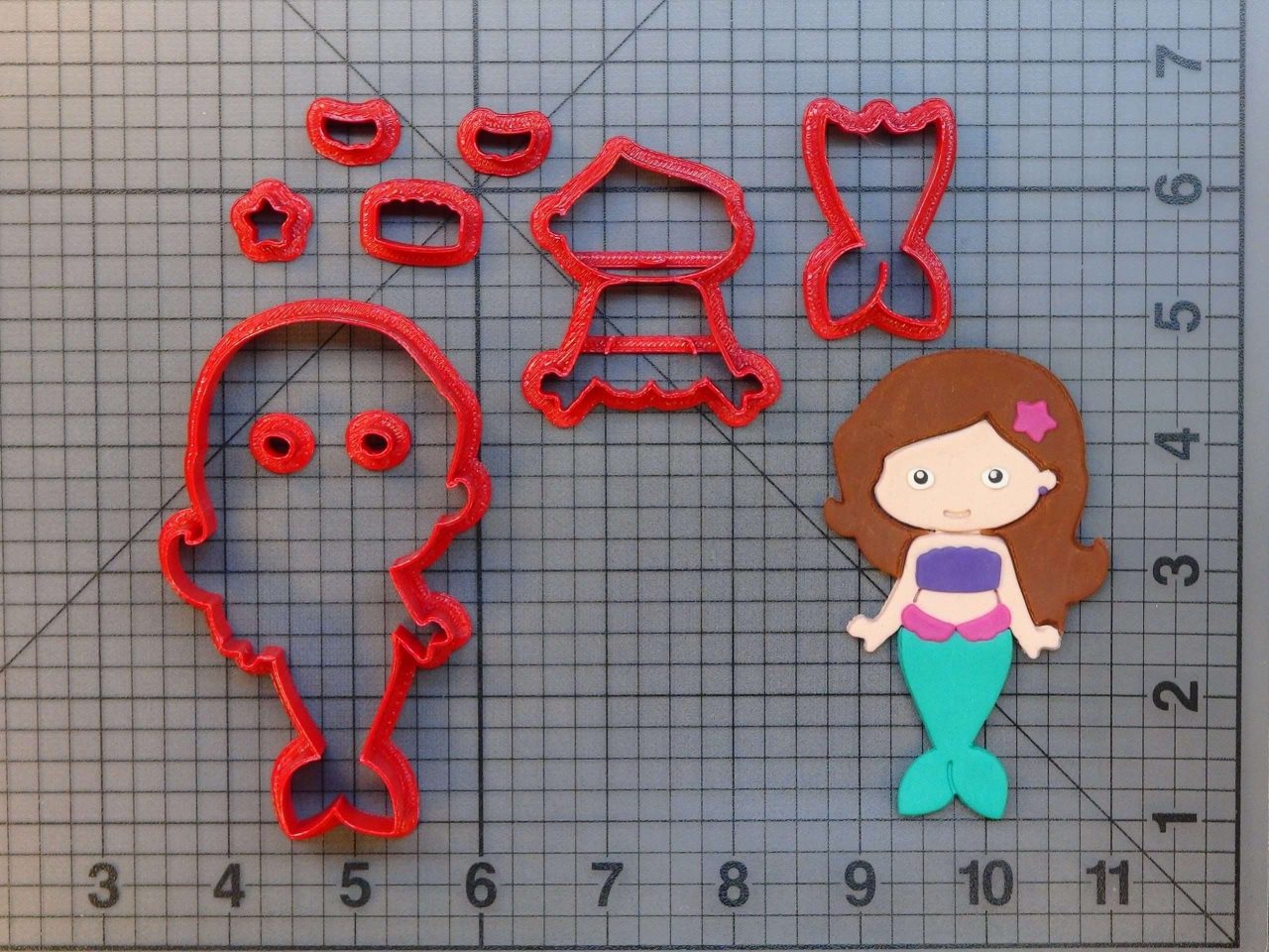 Baby Mermaid 266-698 Cookie Cutter Set