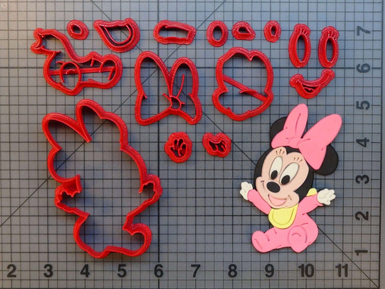 Baby Minnie Mouse 266-712 Cookie Cutter Set