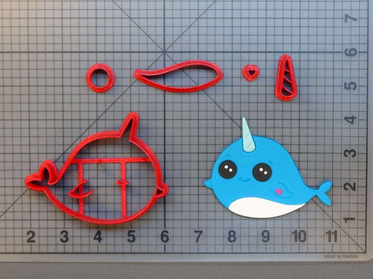 Cute Narwhal 266-684 Cookie Cutter Set