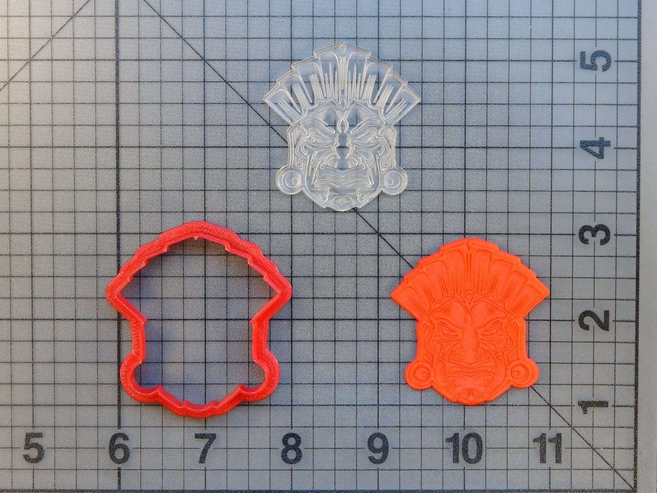 Mayan 227-127 Cookie Cutter and Stamp (Embossed)