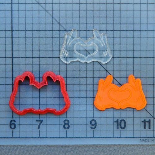 Mickey Hand 227-123 Cookie Cutter and Stamp (Imprinted)