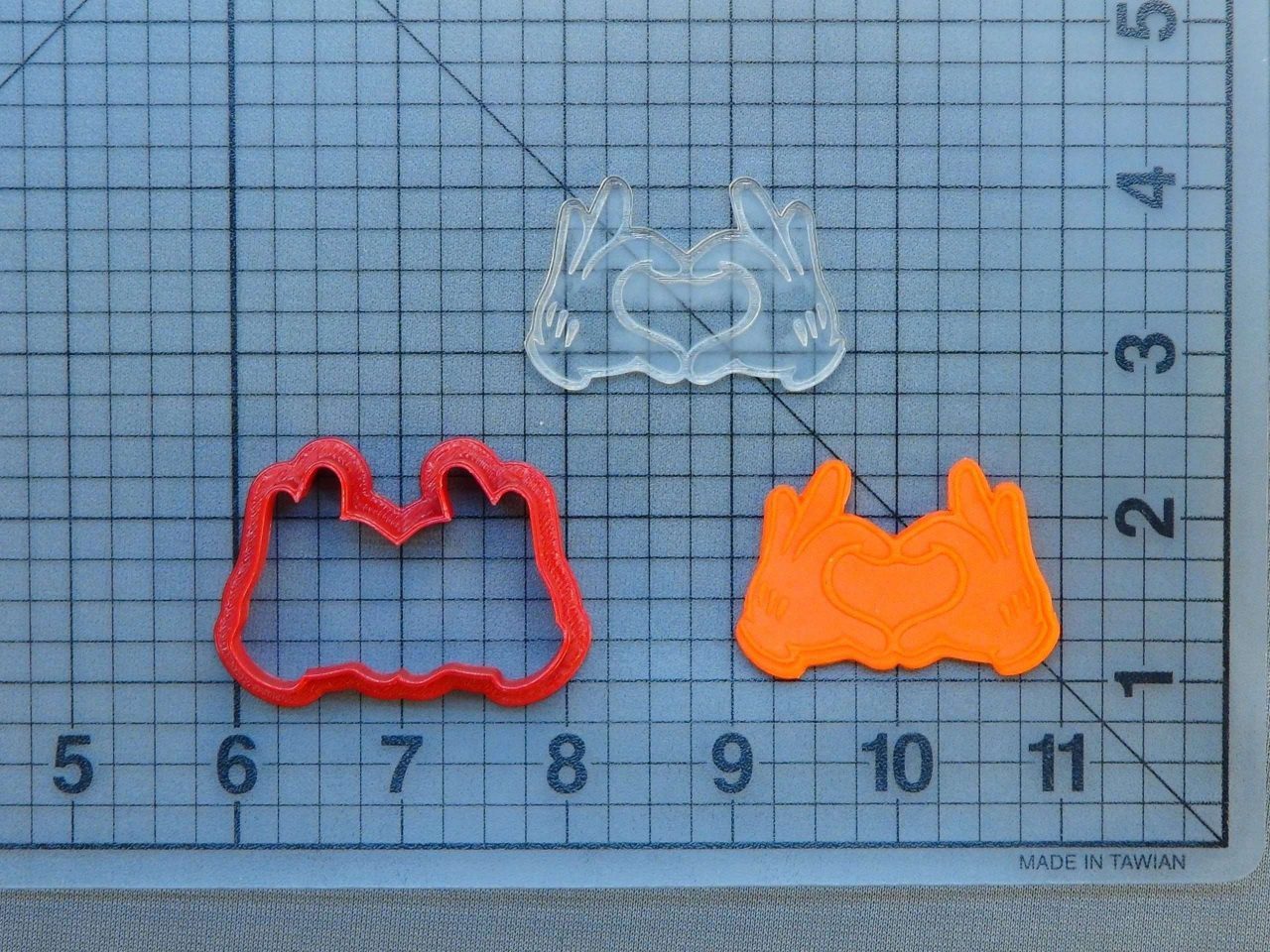 Mickey Hand 227-123 Cookie Cutter and Stamp (Imprinted)