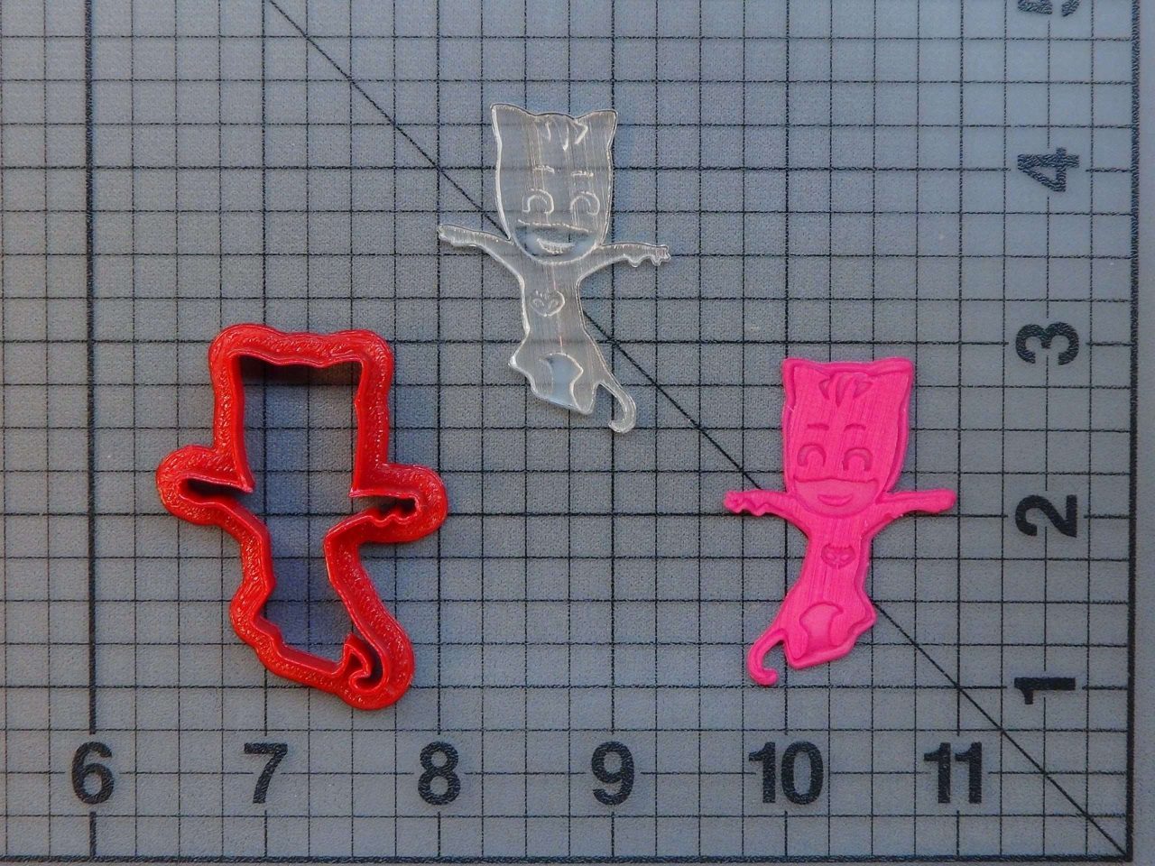 JB_PJ Masks - Catboy 277-258 Cookie Cutter and Stamp (Imprinted)