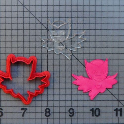 JB_PJ Masks - Owlette 277-257 Cookie Cutter and Stamp (Embossed)