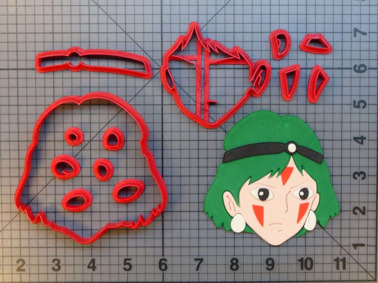 Princess Mononoke 266-673 Cookie Cutter Set