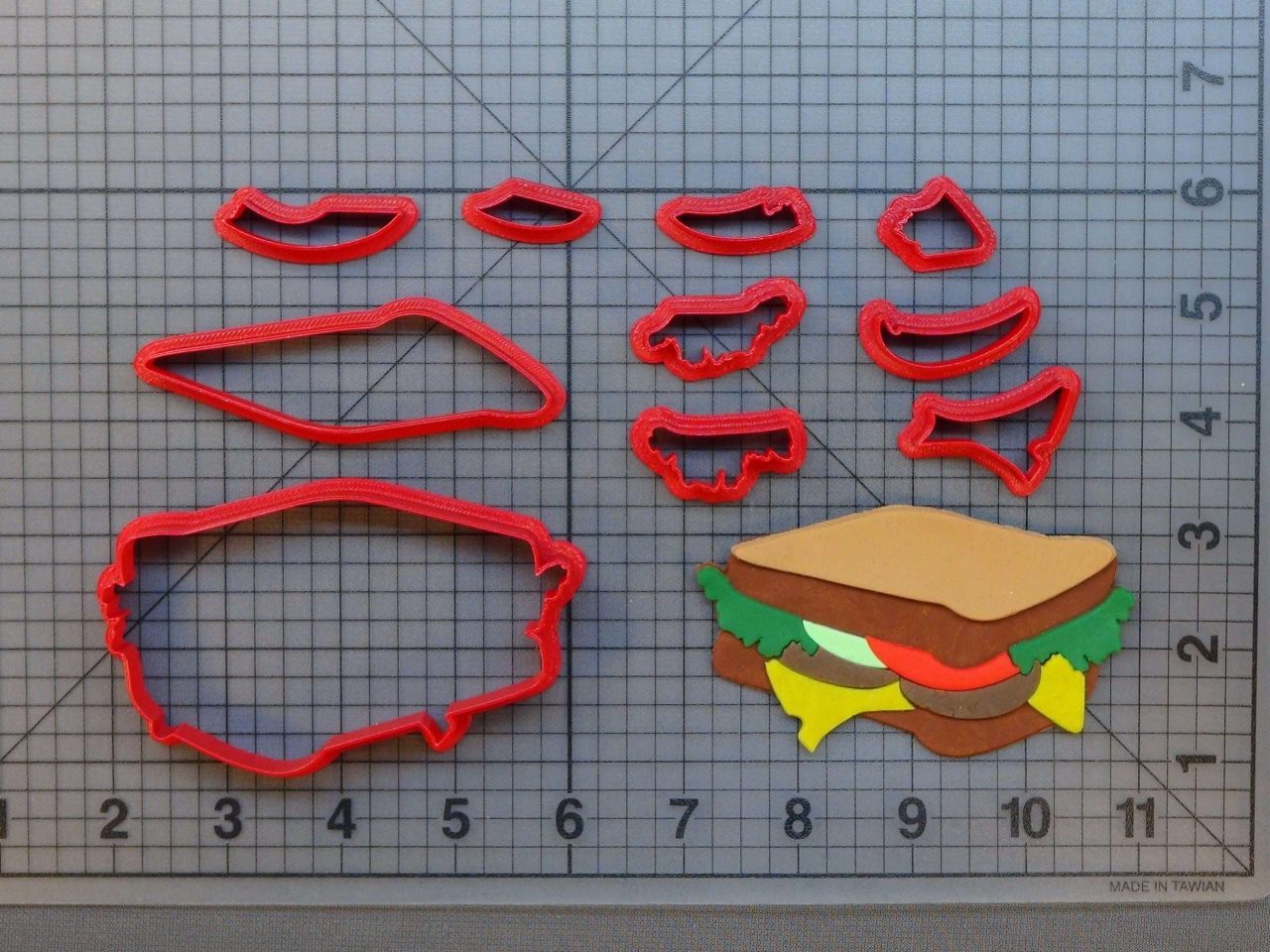 Sandwich 266-677 Cookie Cutter Set