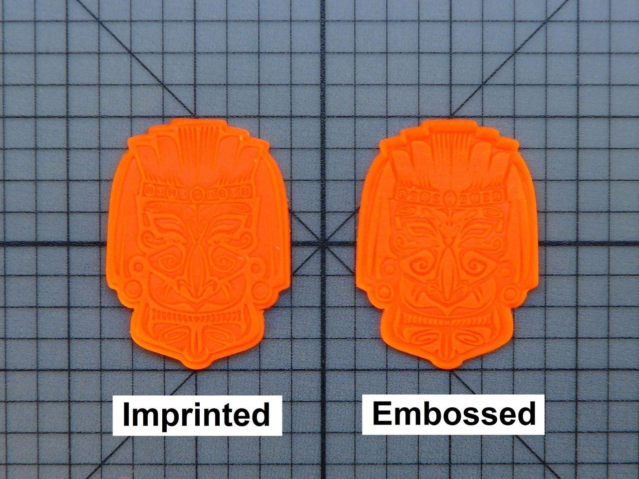 Tiki 227-128 Cookie Cutter and Stamp (Written)