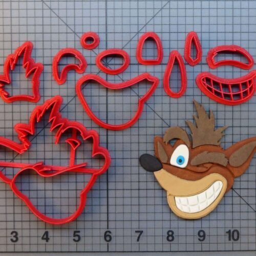 Crash Bandicoot 266-691 Cookie Cutter Set