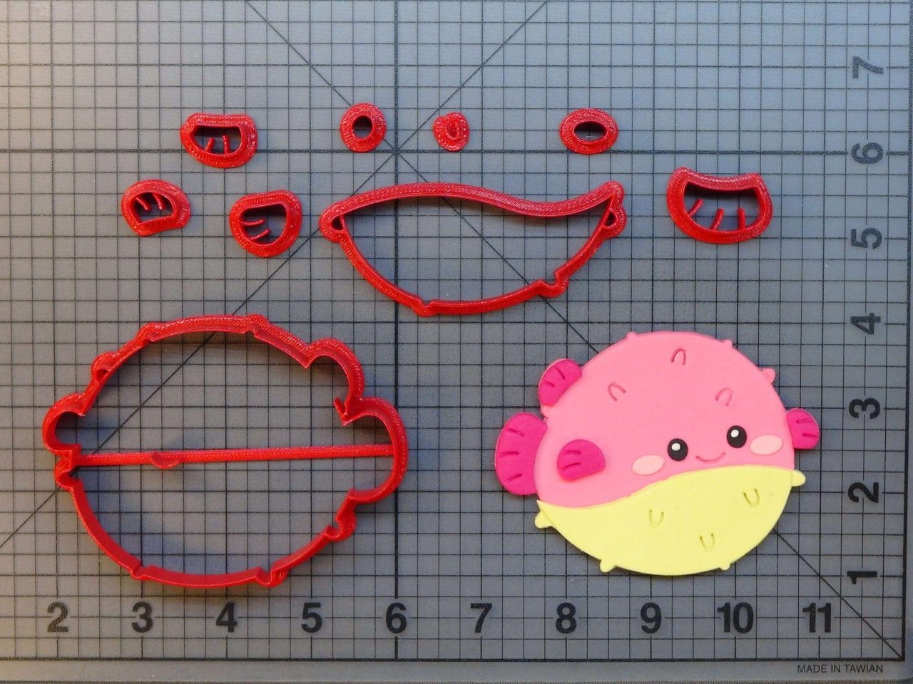 Cute Pufferfish 266-764 Cookie Cutter Set