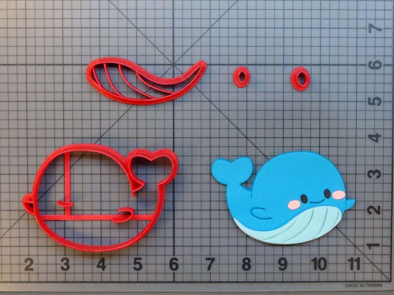 Cute Whale 266-793 Cookie Cutter Set