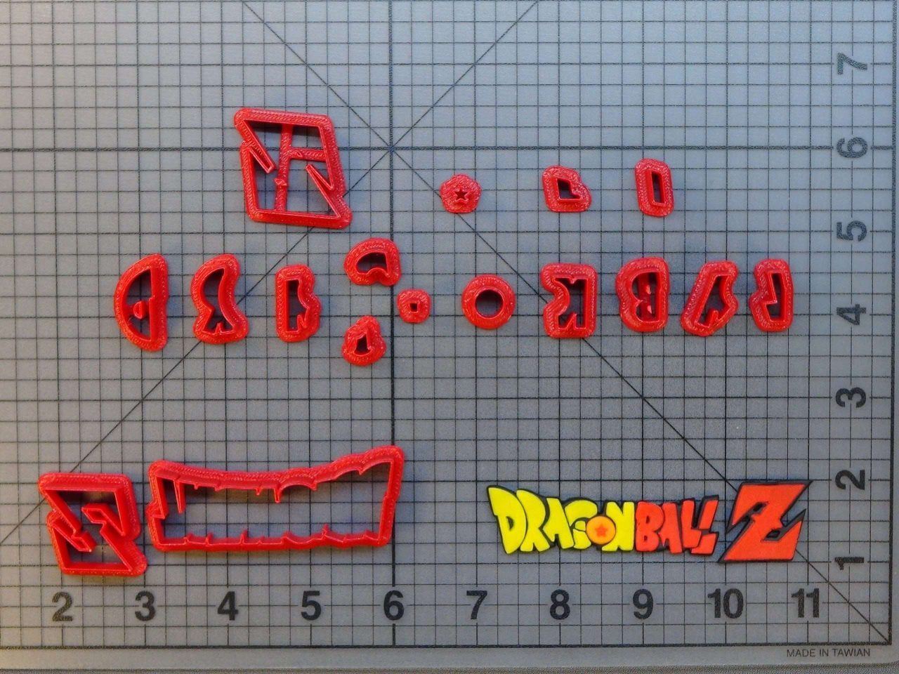 Dragon Ball Z Logo 266-692 Cookie Cutter Set