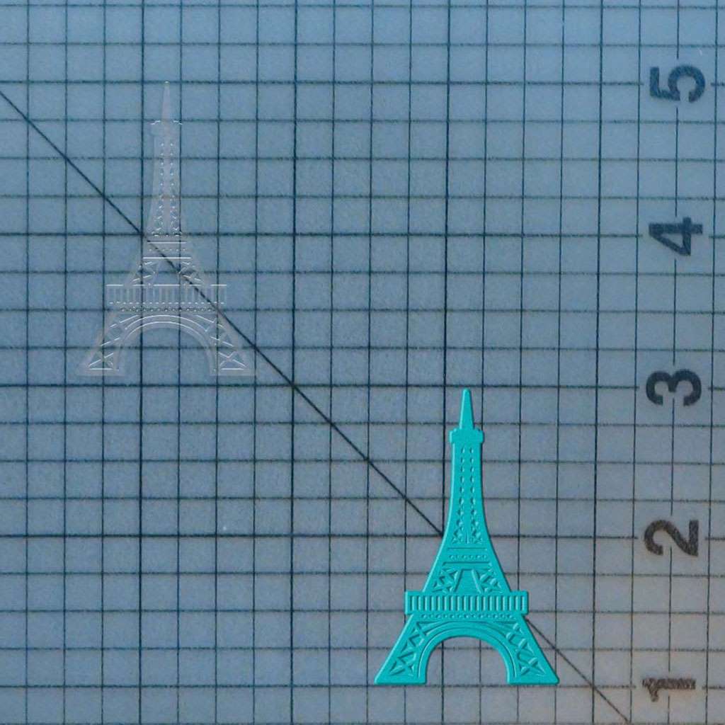 Eiffel Tower 227-355 Cookie Cutter and Stamp (Imprinted 1)
