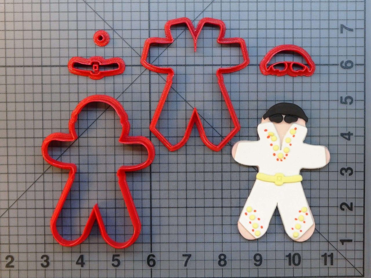 Gingerbread Elvis 266-694 Cookie Cutter Set