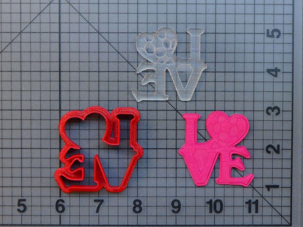 Love Soccer 227-038 Cookie Cutter and Stamp
