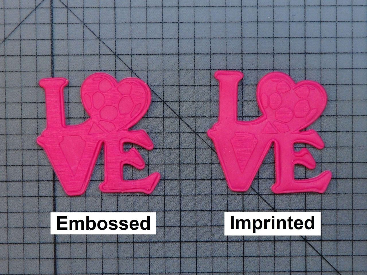 _Love Soccer 227-038 Cookie Cutter and Stamp (Written)