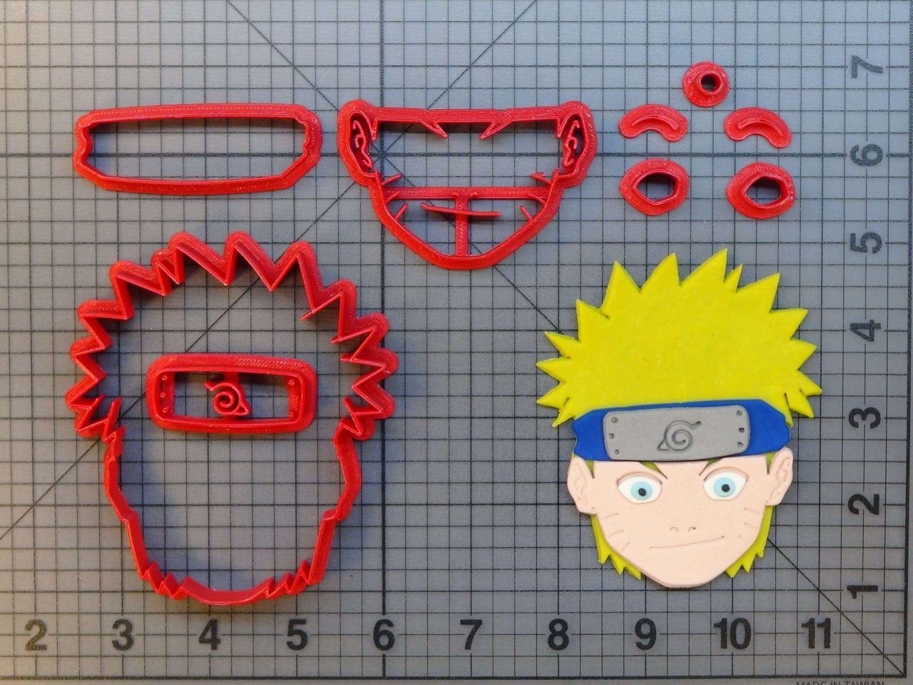 Naruto Uzumaki 266-799 Cookie Cutter Set