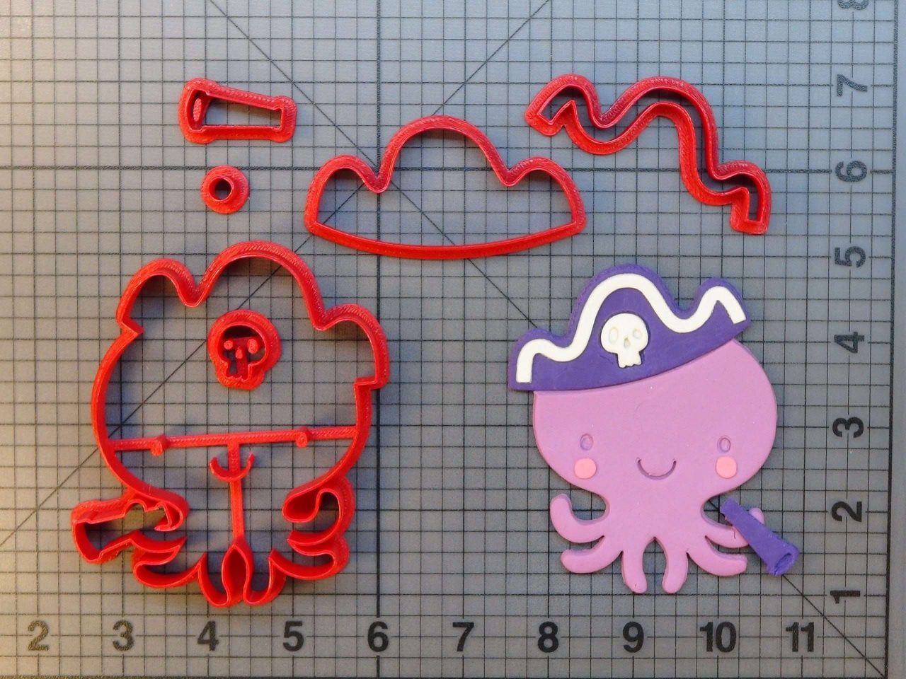 Pirate Octopus 266-769 Cookie Cutter Set