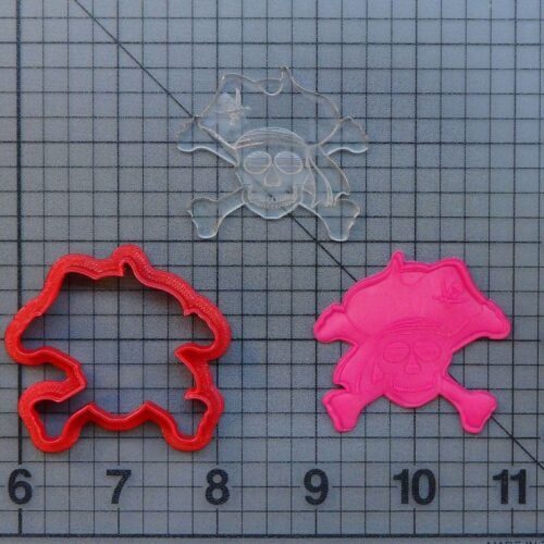 Pirate Skull 227-112 Cookie Cutter and Stamp (Imprinted)