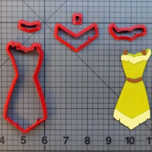 Pocahontas Dress 266-787 Cookie Cutter Set (Cartoon Character Dress 266-787)