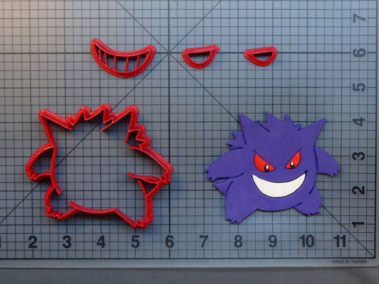Pokemon - Gengar 266-700 Cookie Cutter Set