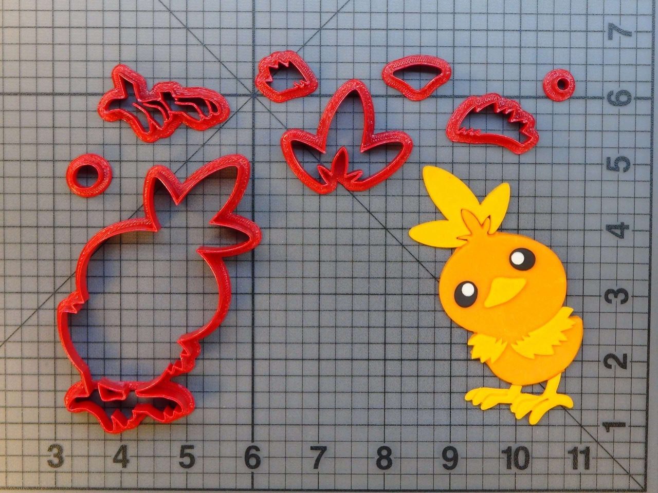Pokemon - Torchic 266-752 Cookie Cutter Set